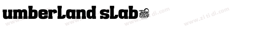 umberland slab字体转换